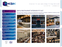 Tablet Screenshot of ecsec.com