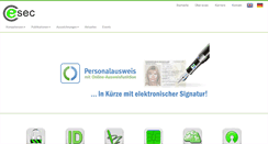 Desktop Screenshot of ecsec.de