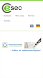 Mobile Screenshot of ecsec.de